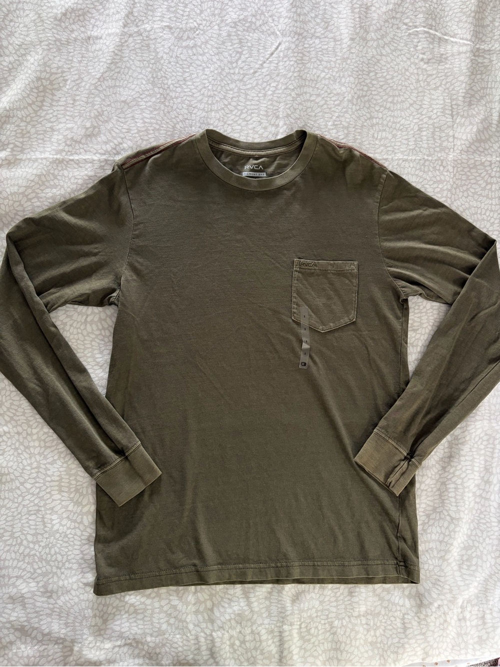 RVCA PTC Pigment Long-Sleeve Shirt Men's Small